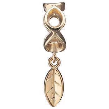Christina Collect gold-plated Moving Leaf Small hanging leaf, model 610-G65